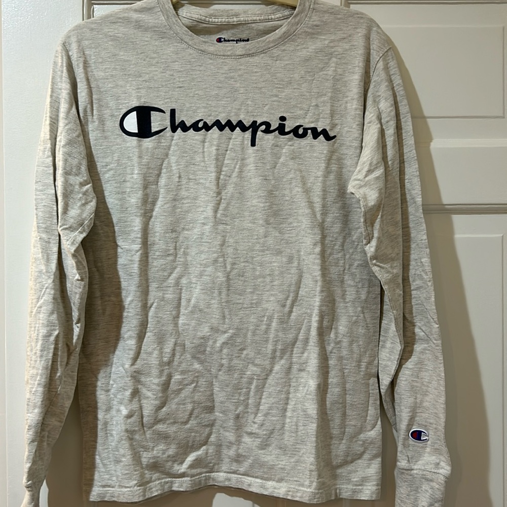 Gray Champion Tee Shirt